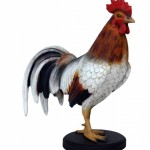 Live size statue of a Rooster